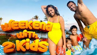 Our Weekend with 2 kids vlog  Asherah Gomez [upl. by Ahtiekahs371]