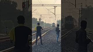 Boy Challenging High Speed Train shorts train indianrailways short [upl. by Ahseiym]