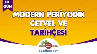 📌 10 GÜN  Modern Periyodik Cetvel ve Tarihçesi 🤓 Kimya Adası TYTKimya [upl. by Esil]