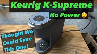 Keurig KSupreme Won’t Turn On How To Reset Thermal Switch For No Power Issue [upl. by Heidy]