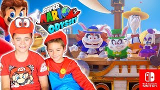 Swan amp Néo Testent SUPER MARIO ODYSSEY  Nintendo Switch  Partie 22 [upl. by Malet]