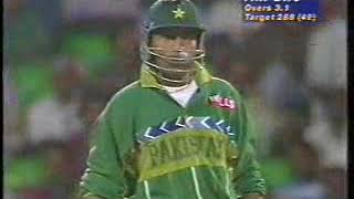 first ten overs pakistan batting 1996 world cup vs india [upl. by Damle]