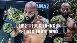 Demetrious Johnson Announces Retirement A Legendary MMA Career Comes to a Close [upl. by Vareck]