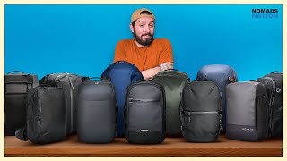 10 Best Carry On Travel Backpacks Compared 2023  One Bag Travel Packs  200 and up [upl. by Naujak]