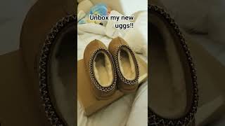 unbox my new uggs with me huge haul pt3 uggboots preppy unboxing blowup [upl. by Susumu86]