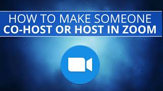 How To Change Host In Zoom Meeting  Transfer Zoom Meeting Ownership  Zoom Tutorial [upl. by Lorianne]