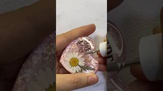 How I got rid of a bubble on a cured resin keychain resin diy resinproblem resincrafts [upl. by Vasilis]