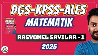 RASYONEL SAYILAR  1 Video  DGSKPSSALES Matematik  2025 [upl. by Botnick892]