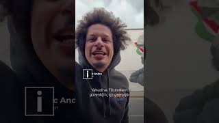 ABD’li komedyen Eric Andre İsraile isyan etti [upl. by Nonohcle]