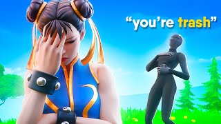 Destroying Fortnite Trash Talkers in Creative Fill [upl. by Ednihek]