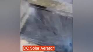 Solar pond aerator for fish Solar Powered Aeration Systems [upl. by Aratehs]