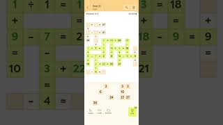 Puzzle Math Cross number game Daily challange Day Sep 21 challange [upl. by Annayram731]