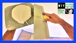 How to do skip trowel texture on a ceiling tutorial [upl. by Anitnahs92]