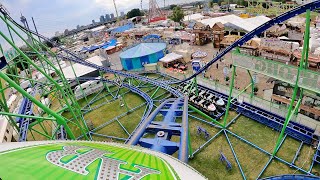 Alpina Bahn  Bruch Onride Video Rheinkirmes Düsseldorf 2023 [upl. by Arytahs]