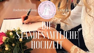 Standesamtliche Trauung Standesamtliche Hochzeit – Genau erklärt [upl. by Suhail]