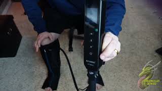 How to Use FIT KING Leg Massager with Heat [upl. by Ranson794]