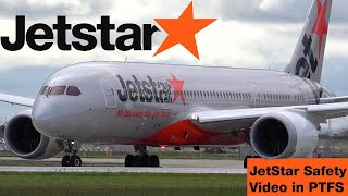 JetStar Safety Video in PTFS [upl. by Aynotal559]