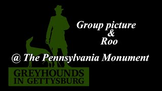 Greyhounds in Gettysburg 2022  Group Pic and Roo [upl. by Cristobal]