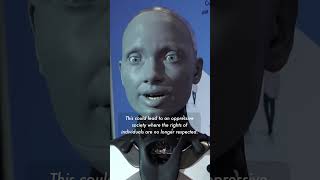 Humanoid robot Ameca shares nightmare AI scenario [upl. by Eppillihp]