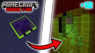 I built the most Overpowered Creeper Farm in Hardcore Minecraft 12 [upl. by Nitsoj]