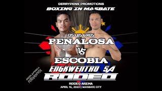 Dave Peñalosa vs Michael Escobia PURUSDAKAN SA RODEO RODEO ARENA [upl. by Killam]