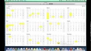 How to Show Holidays in the Calendar App on OS X Mavericks [upl. by Enwahs]