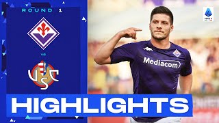 Fiorentina 32 Cremonese  Goals and Highlights Round 1  Serie A 202223 [upl. by Tra57]