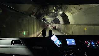 44 tonne truck driving tiny tunnel 😱 watch on 4k video [upl. by Atsirc]