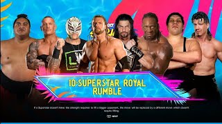 WWE 2K24  10  SUPERSTAR ROYAL RUMBLE MATCH  wwe WWE [upl. by Saiasi]