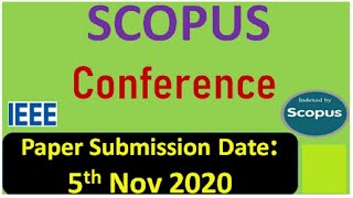 IEEE and Scopus Conference  IEEE Xplore Conference [upl. by Euqinwahs220]