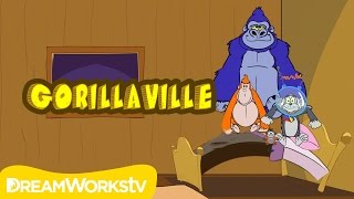 Five Little Monkeys Jumping On The Bed  GORILLAVILLE [upl. by Atekin]