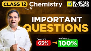 12th Chemistry Second Mid Term Important Questions 2024  Chemistry half yearly important Questions [upl. by Allegna816]