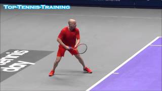 Andre Agassi Forehand and Backhand in High Definition [upl. by Michail]