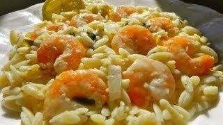 Lemon Shrimp Orzo [upl. by Airdnna]