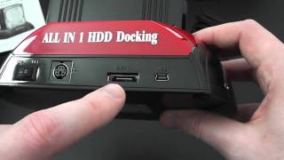 All in One USB  eSATA Dockingstation für 25  35 IDE  SATA Festplatte  Cardreader  Review [upl. by Spragens]