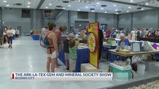 Bossier Civic Center hosts Gem and Minerals Show [upl. by Prochora788]