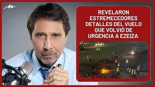 Revelaron detalles del vuelo que volvió de urgencia a Ezeiza tras escuchar ruidos en la bodega [upl. by Ahsinit]