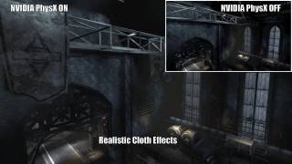 NVIDIA PhysX Technology  Enabled vs Disabled [upl. by Cirded]