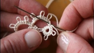 Needle Tatting  Best Needle Tatting Tip Katys secret quotspecial stepquot by RustiKate [upl. by Anaed]