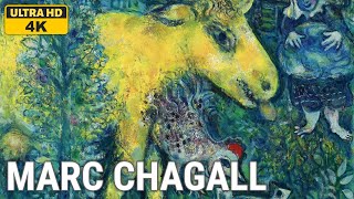 Marc Chagall A collection of 10 oil paintings with title and year 19521955 4K [upl. by Zwick777]