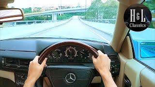 MercedesBenz SL R129 POV Drive in 60FPS ASMR  No Voice [upl. by Yar511]