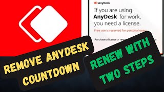 Remove AnyDesk Countdown  AnyDesk License Warning Reset  Anydesk Renew with two steps itkoustav [upl. by Arok]