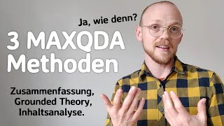 Drei Wege durch MAXQDA Zusammenfassung Open Coding Deduktive Kategorienanwendung [upl. by Zoba90]