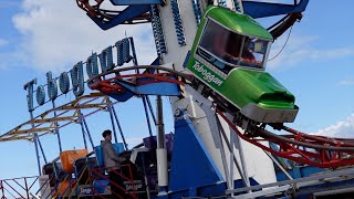 Unique Rides UKs Only Toboggan Roller Coaster  Fawley Fun Fair Vlog 2023 Charles Coles Vlog [upl. by Gladis11]