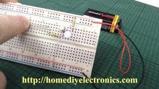 Transistor Touch Switch Simple Science Project [upl. by Yerxa]