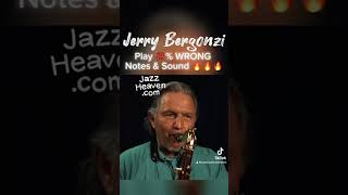 Jerry Bergonzi Masterclass Excerpt Playing 💯 WRONG Notes amp sound 🔥🔥🔥 shorts jerrybergonzi [upl. by Leach]