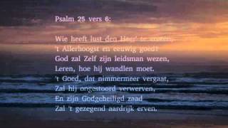 Psalm 25 vers 2 6 en 10  Heer ai maak mij Uwe wegen [upl. by Plerre]