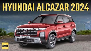 🔥Hyundai Alcazar Facelift 2024  Wait for this SUV or Buy XUV700🔥 Alcazar Facelift 2024 [upl. by Atikal]