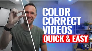 How To Color Correct Video Color Grading Tutorial For Beginners [upl. by Assiral]