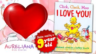 ❤️Click Clack Moo I Love you 🦆 READ ALOUD with pictures [upl. by Valery673]